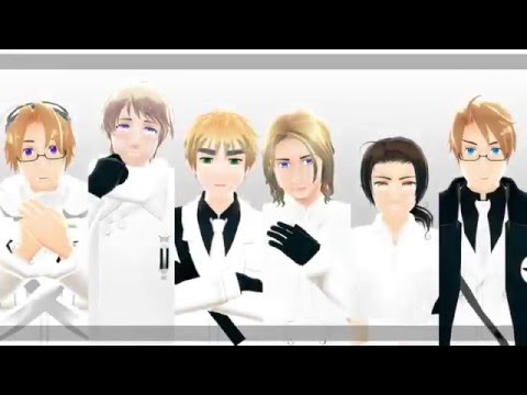 【APヘタリアMMD】ヒビカセ×ECHO【連合６】