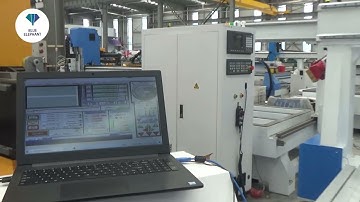 Testing video of ELE1212 wood CNC router with Z-axis height of 600mm