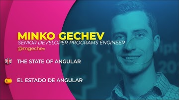 The State of Angular | Minko Gechev | #NgConfCo2020 [Español]