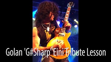 Golan Eini  G#Sharp Tribute Lesson