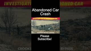 BREAKING NEWS: Investigation Of Abandoned Car Crash By Crookston