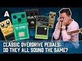 Classic Overdrive Pedals, Do They ALL Sound the Same? - Klon vs Tube Screamer vs Bluesbreaker!