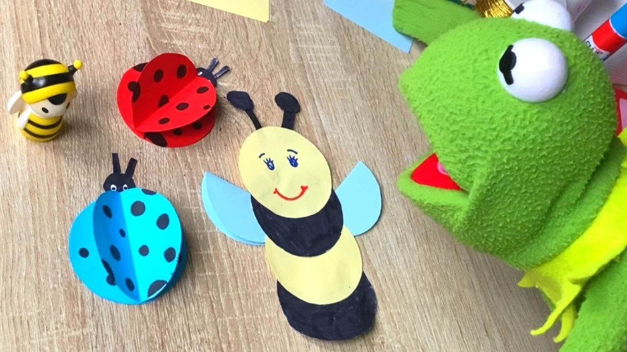 Πώς να φτιάξουμε εύκολα μελισσούλες και πασχαλίτσες / Ανοιξιατικες χειροτεχνίες