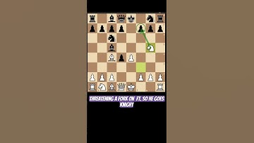 Scotch opening trap #chess #chesstraps