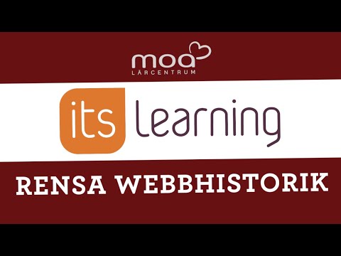 Rensa webbhistorik i webbläsare