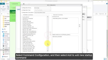 How to reconfigure Creo license features