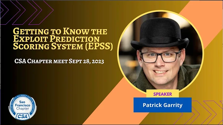 Getting to Know the ExploitPrediction Scoring System (EPSS)