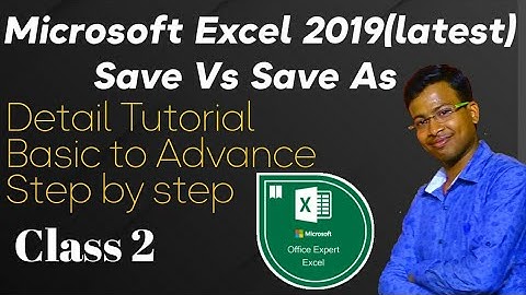 Save And Save As | Difference Between Save and Save As Detail Tutorial | Class 2 | #ckw337
