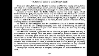 halcyone comes to know of ceyx s death
