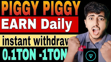 Piggy piggy withdrawal 🤑 piggy piggy Airdrop | piggy piggy telegram bot | instant crypto loot today