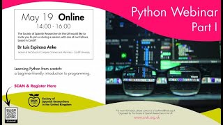 Python from scratch - Part II - SRUK Webinars