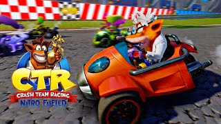 CTR: Nitro-Fueled - 9 race special with Mad Scientist Crash | Very lucky races #62