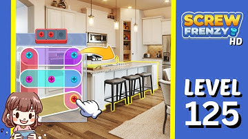Screw Frenzy Level 125 Solution Walkthrough