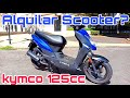 Scooter KYMCO Agility 125 cc,mini Test. ALQUILAR moto en Buenos Aires una buena opcion.