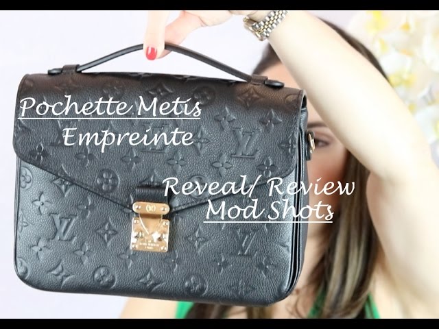 Louis Vuitton Unboxing/Reveal  Pochette Metis Empreinte Noir 