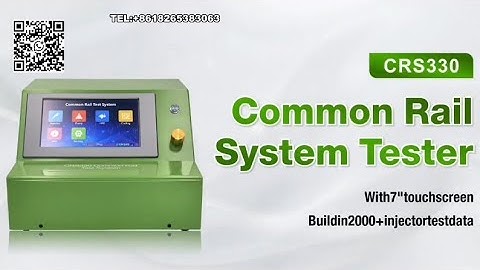 CRS330 common rail system tester