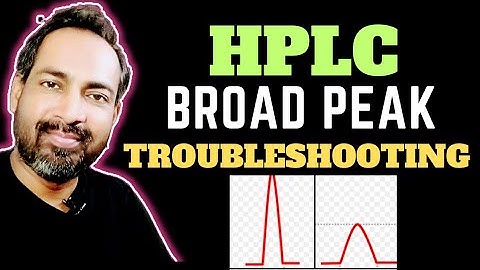 HPLC TROUBLESHOOTING I BROAD PEAK I VERY EASY WAY IN HINDI