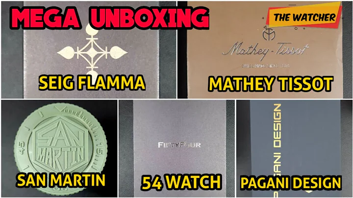 🌟Mega Unboxing -5 Watches🌟 | Watch Unboxing | The Watcher