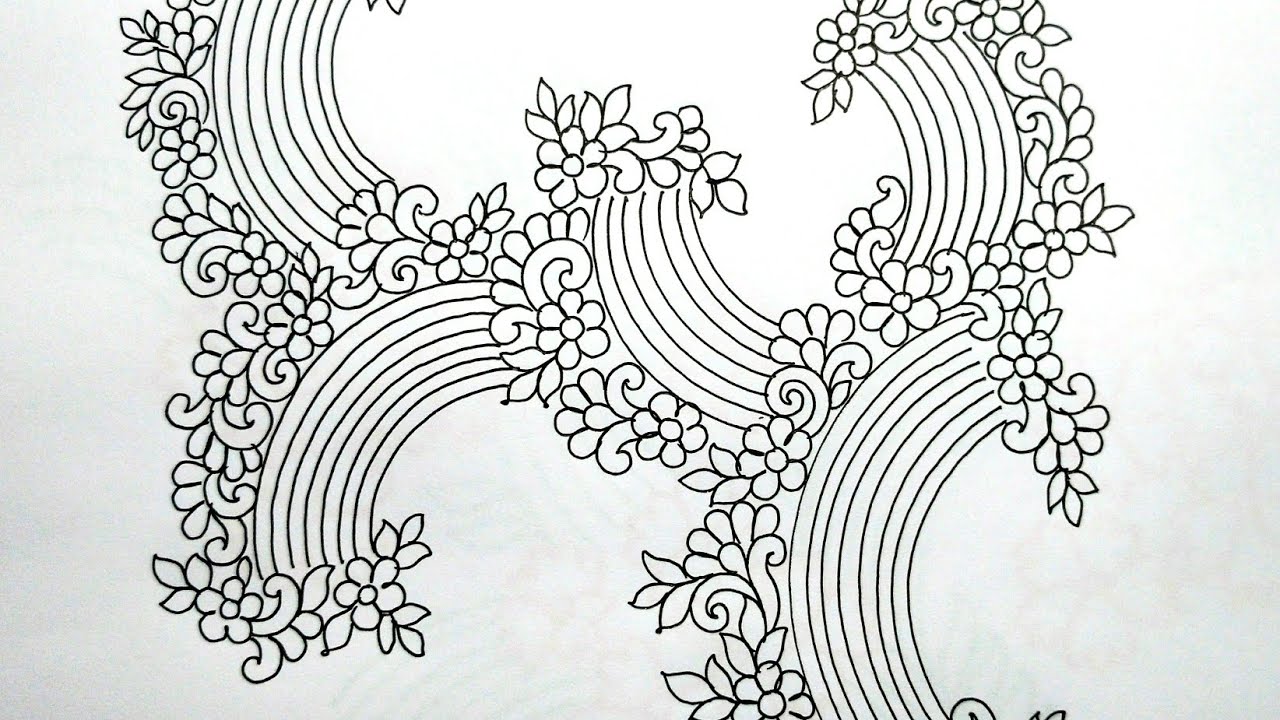 How To Draw Textile Design YouTube