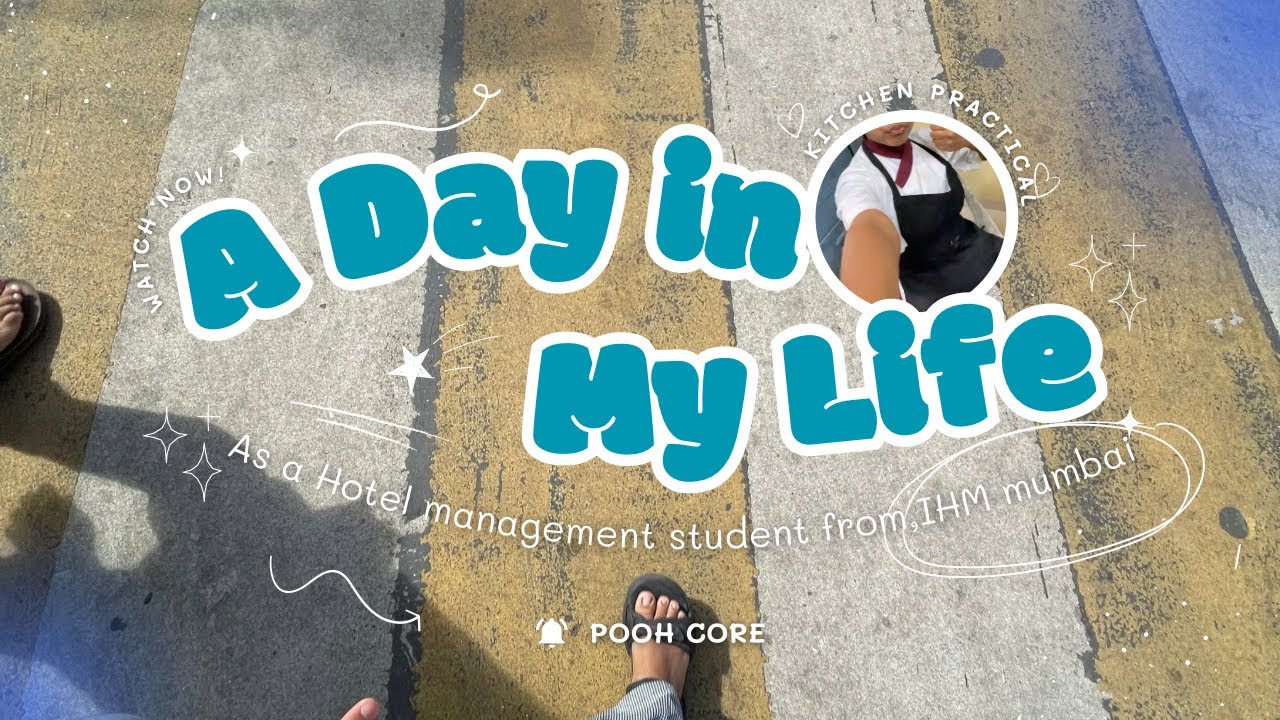 A day in my life as a Hotel management student 💗 | IHM mumbai🌸 | Pooh core😉