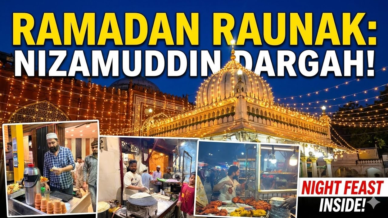 The Ultimate Ramadan Food Tour at Nizamuddin Dargah! 🌙✨