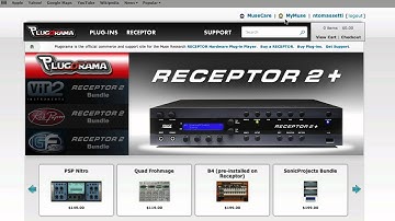 Registering a Receptor on Plugorama.com