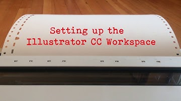 Setting up CC Workspace | Creating Tactile Graphics with Adobe Illustrator for the Tiger Embosser