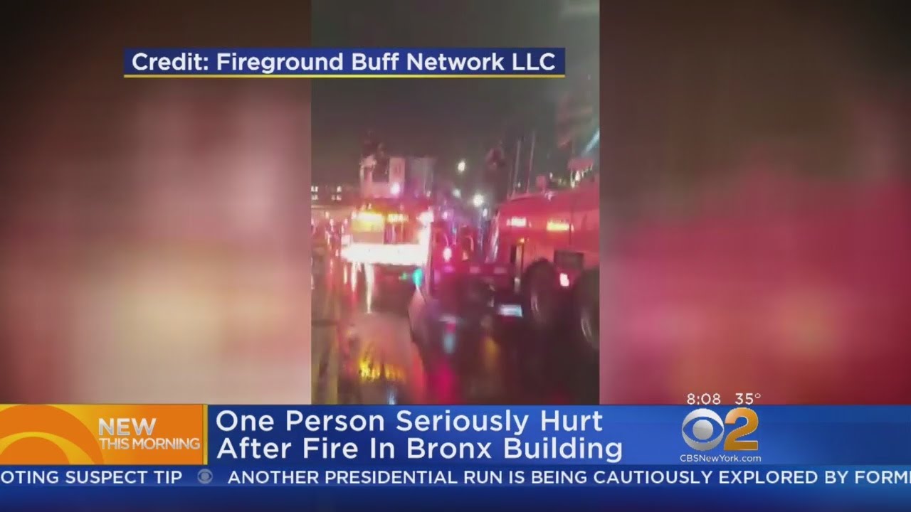 One Person Hurt In Bronx Fire - YouTube