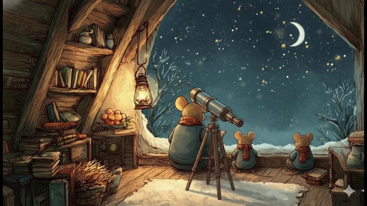 The Mouse Astronomer’s Attic | 6 Hours of Cozy Celtic Ambience
