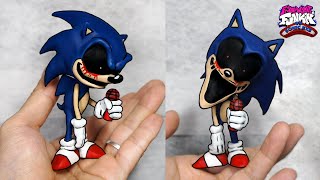 [FNF] Making SONIC.EXE Sculpture Timelapse [VS SONIC.EXE] - Friday Night Funkin' Creepypasta Mod