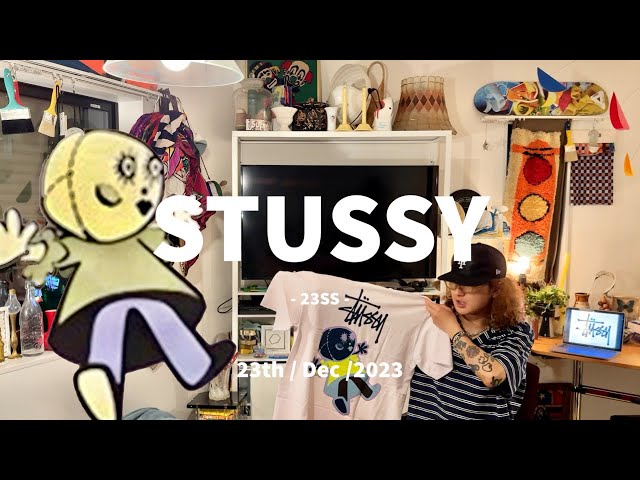 stussy 23ss 値段交渉○ STUSSY◇FA23/グアテマラ製/8ボールプルオーバーパーカー/M