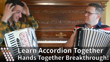 Virtual Accordion Lesson - Hands Together Breakthrough! (Highlight)