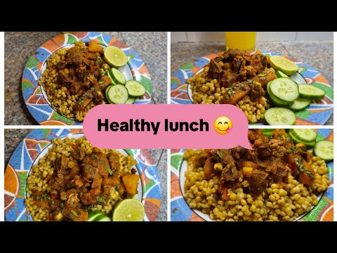 Healthy lunch 😋 Qado la isku Caateeyo Sareen iyo Cabitaan by #nnacooking #subscribe Like 👍 saar
