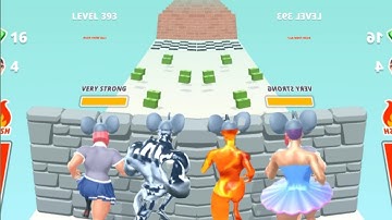 4 Skin New Update Muscle Rush - Gameplay Max All Level 393~400