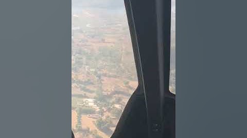 Statue of  Unity full helicopter view 4K