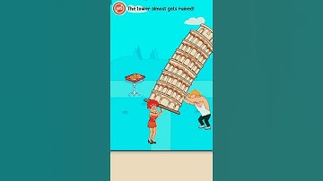 The tower almost gets runined: Happy ending 😱 Android X iOS #shorts #gaming #gameplay