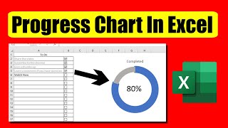 How To Insert Progress Chart in To Do List In Excel