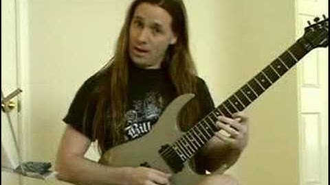 Rusty Cooley Sweeping Guitar