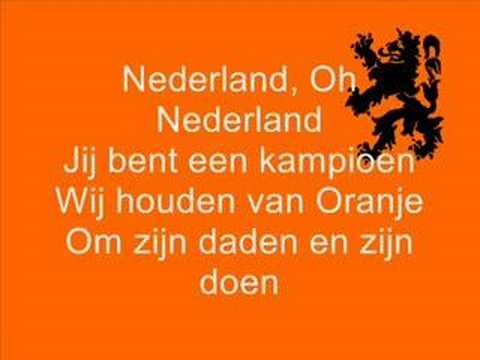 André Hazes - Wij houden van oranje (SONGTEKST)