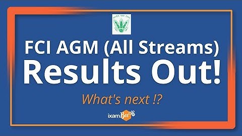 FCI AGM 2021 Results out!