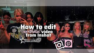 HOW TO EDIT AESTHETIC SHORT FROM INSHOT      TUTORIAL!!✨️❤️SUBSCRIBE✨️🌸