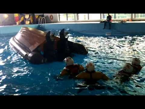 Young RNLI crew member takes on lifeboat training