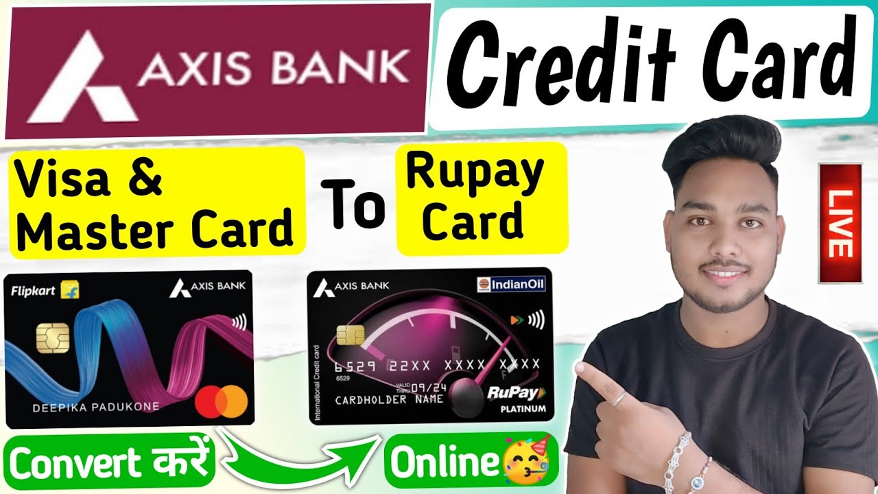 How to convert visa credit card to rupay credit card Visa credit card