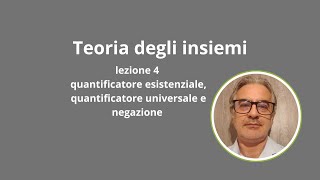 Quantificatore esistenziale, quantificatore universale e negazione