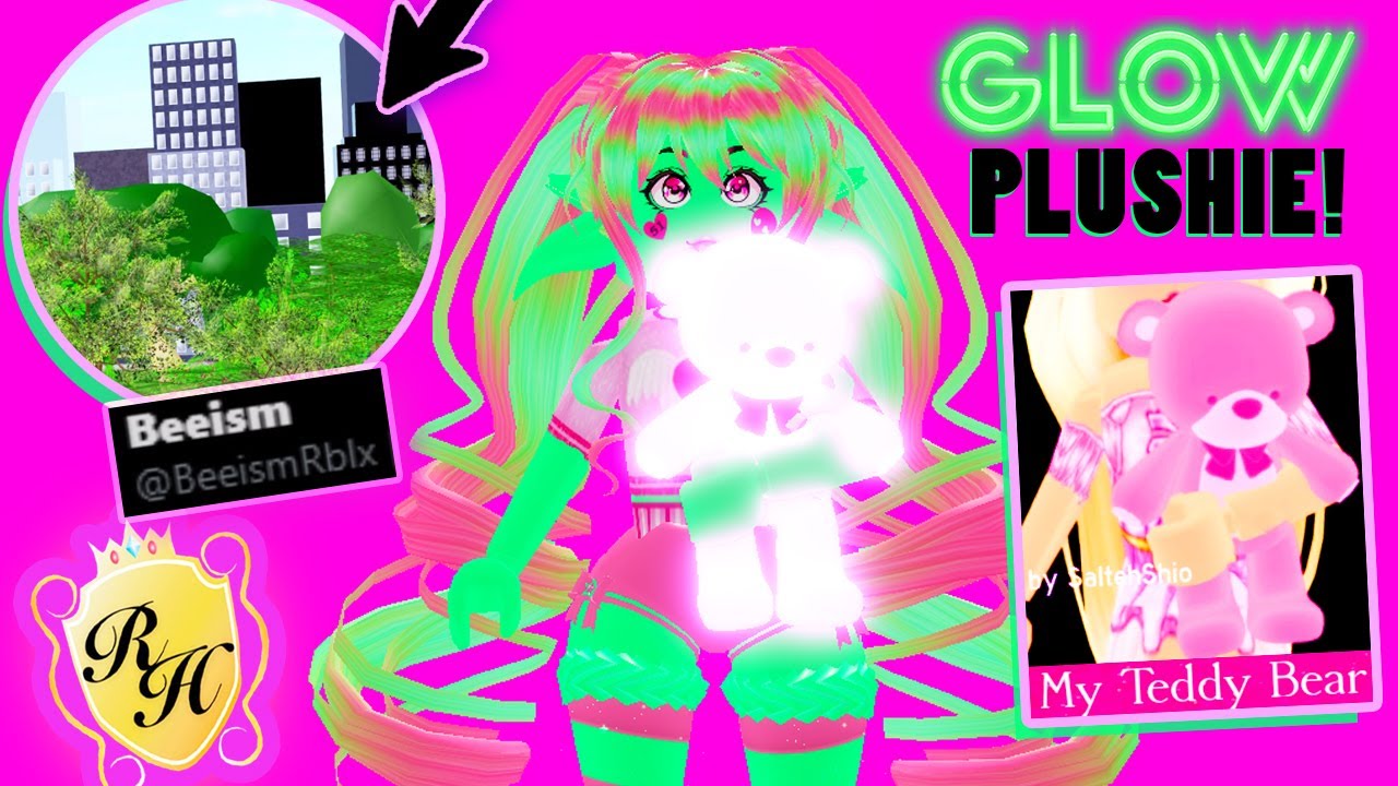 Glow Plushie My Teddy Bear Accessory Vday Realm Leaks More Royale High Tea Youtube