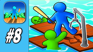 Zombie Raft - Gameplay Walkthrough  New Update Part 8 (iOS,Android)
