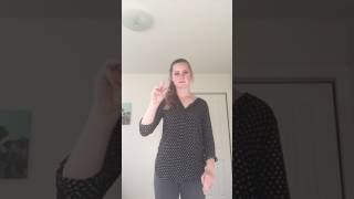 Julia's asl finger spelling video