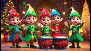 El duende del tambor de caramelo hace Boo | Canción Navideña Infantil para Niños