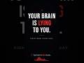 Your Brain Is Lying to You (This Is Why You Procrastinate)#shorts
