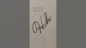 Cursive Handwriting Tutorial | Letter H #handwriting #cursivehandwriting